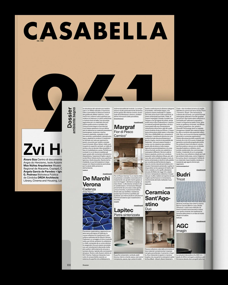 Margraf published on Casabella